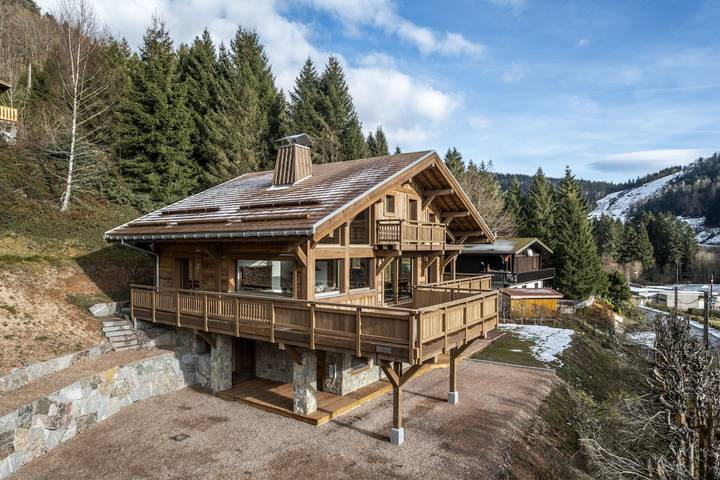 Chalet voor 12 personen, met Whirlpool in de Vogezen