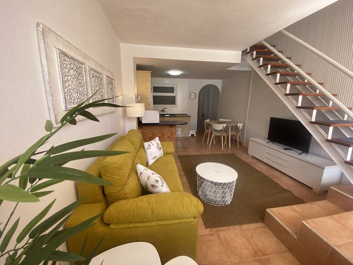 Ferienhaus für 6 Personen, mit Meerblick und Balkon/Terrasse sowie Garten in Puerto Rico (Gran Canaria)