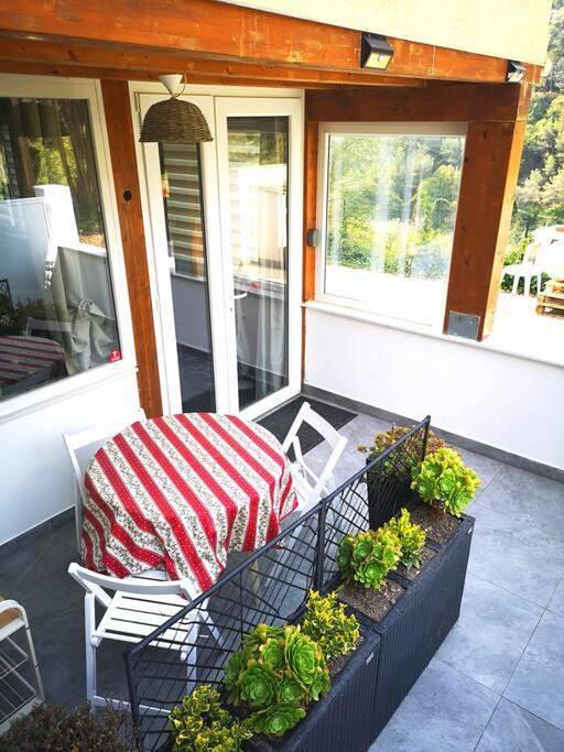 Gîte pour 5 personnes, avec terrasse et vue, animaux acceptés à Gorbio - 3