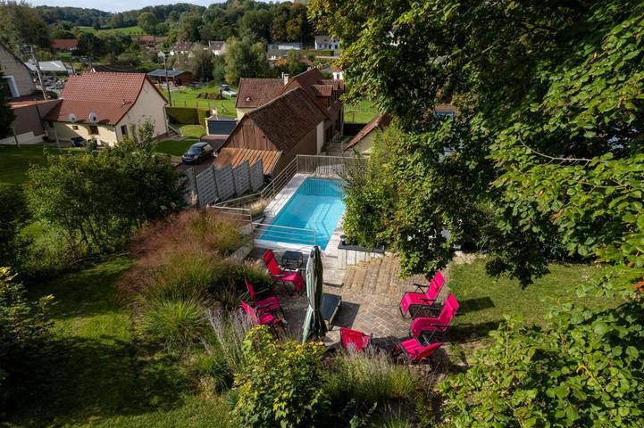 Location de vacances pour 11 personnes, avec piscine ainsi que jacuzzi et jardin à Miannay - 4