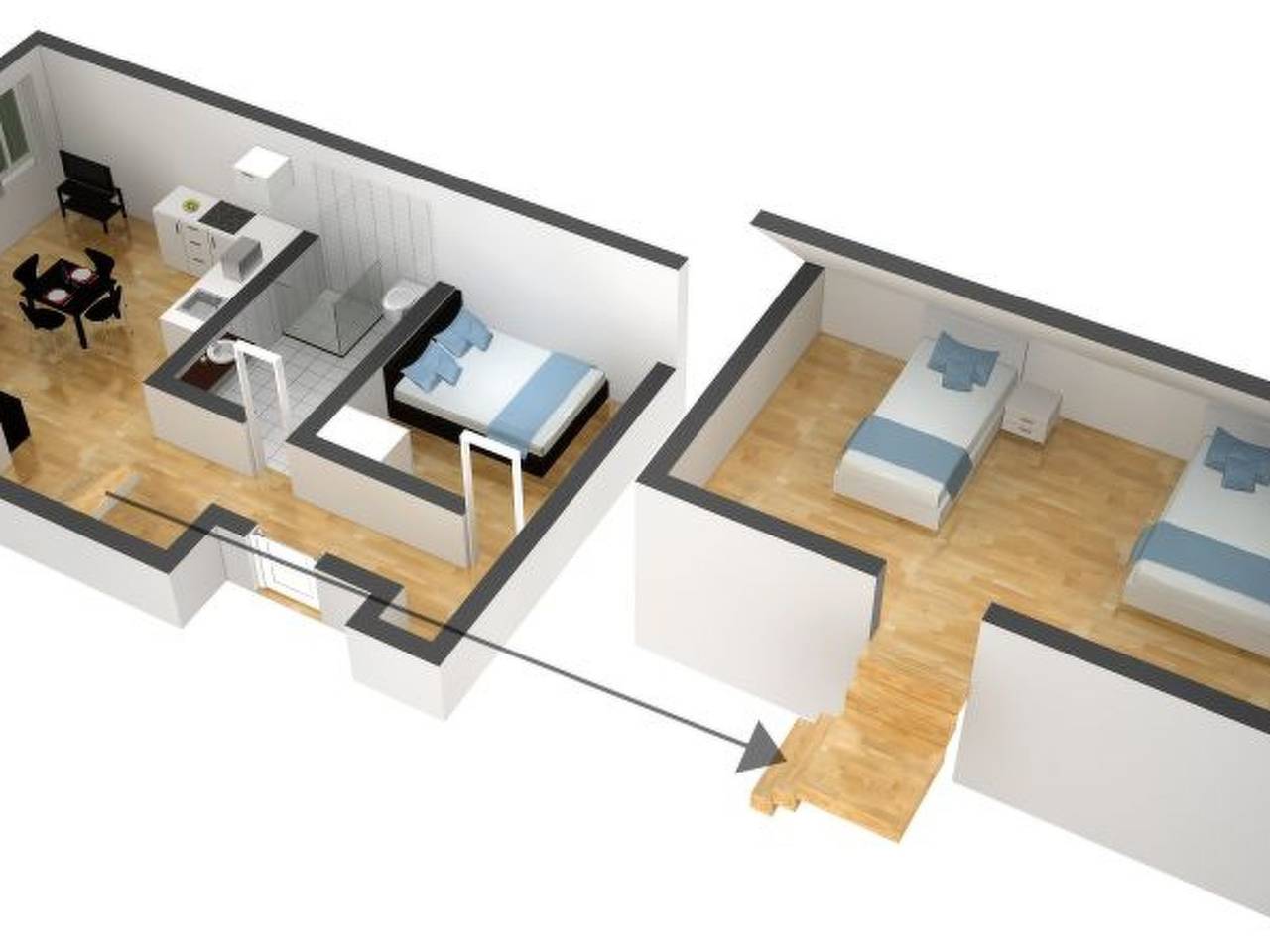 Entire apartment, Holiday apartment for 5 people in Zurich, Zurich district