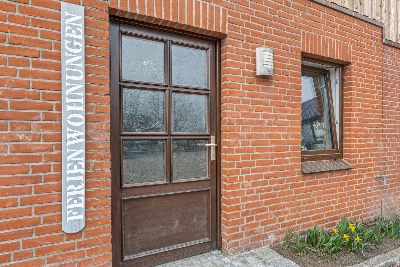Ganze Wohnung, Ferienwohnung 'Ankerplatz' mit Privatterrasse, Gemeinschaftsgarten und Wlan in Badestrand Dollerupholz, Westerholz