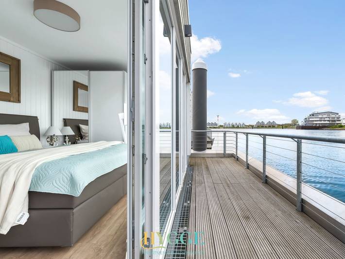 Boot für 4 Personen, mit Sauna und Garten sowie Ausblick und Seeblick, mit Haustier in Schleswig-Holstein