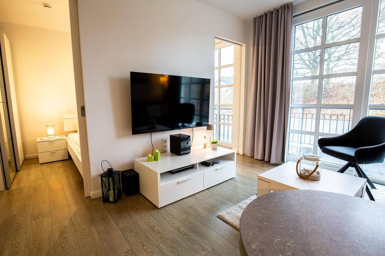 Ganze Wohnung, Residenz am Balmer See, Whg. 21 mit Sauna, Wlan und 50 m zum See in Balm, Benz