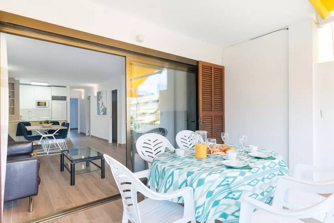 Hel lägenhet, Lägenhet för 5 Personer med barnpool in Alcúdia, Norra Mallorca