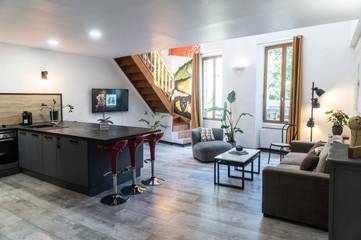 Gîte pour 6 personnes, avec vue dans Theatre Du Balcon