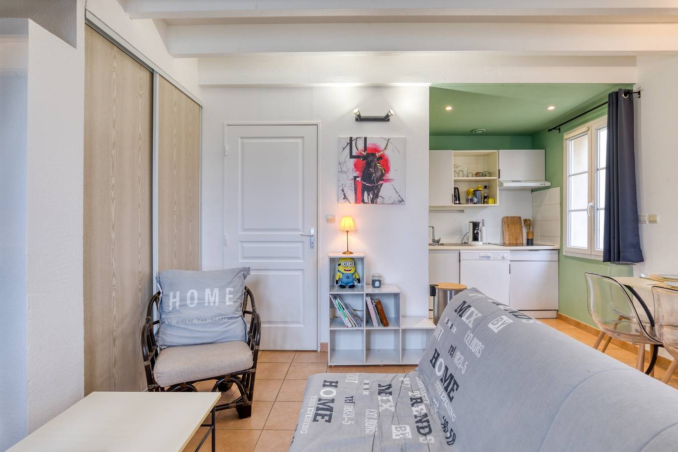 Casa de vacaciones «Un Pequeño Rincón de Paraíso 35 m²» con piscina compartida, Wi-Fi y aire acondicionado in Gallargues-le-Montueux, Costa mediterránea (Francia)
