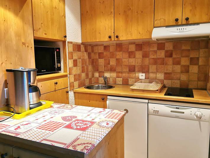 Appartement de vacances entier, La Clairière 33 - Joli studio divisible, calme, classé 2 étoiles in Valmorel, Les Avanchers-Valmorel