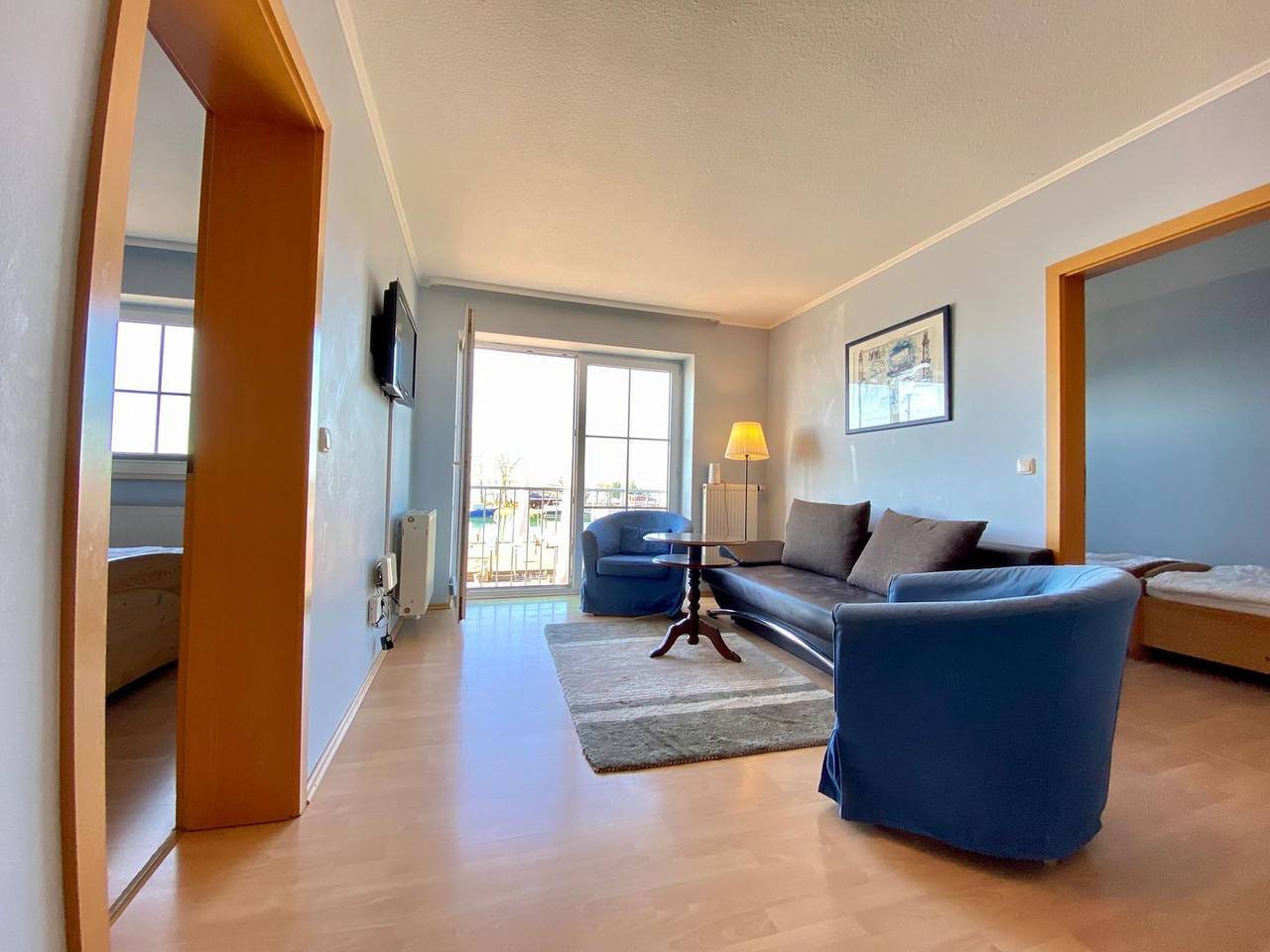 Ganze Wohnung, Ferienwohnung im 1.Og,  Komfortable Unterkunft mit Hafenblick in Bestlage in Westfehmarn, Fehmarn