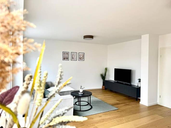Ferienwohnung für 6 Personen, mit Balkon und Terrasse sowie Ausblick