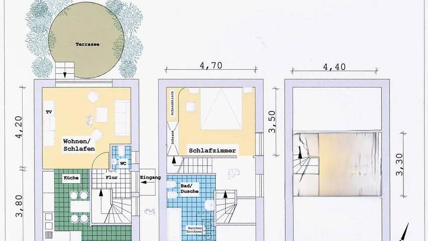 Ferienwohnung für 2 Personen, mit Garten in Langballig - 3