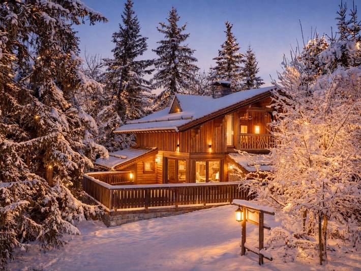 Gîte pour 12 personnes, avec jacuzzi ainsi que balcon et sauna dans La Tania - 4