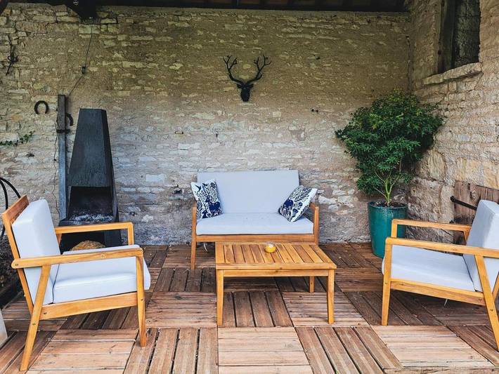 Maison de campagne pour 3 personnes, avec vue et jardin dans Yonne - 4