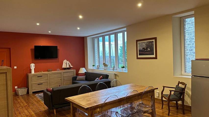 Gîte pour 8 personnes, avec jardin et vue à Tamerville - 3