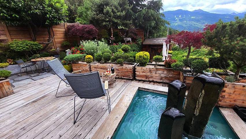 Chambre d’hôte pour 2 personnes, avec jacuzzi et jardin ainsi que piscine et sauna en Savoie - 4
