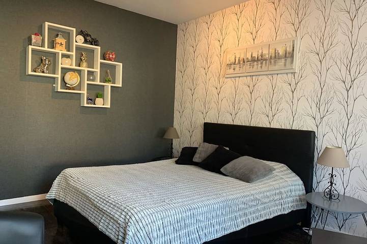 Ganze Wohnung, Schöne T1 30 m2, gated, in der Nähe der Innenstadt, einen privaten Parkplatz. Wi-Fi in Thonon-les-Bains, Thonon-les-Bains und Umgebung