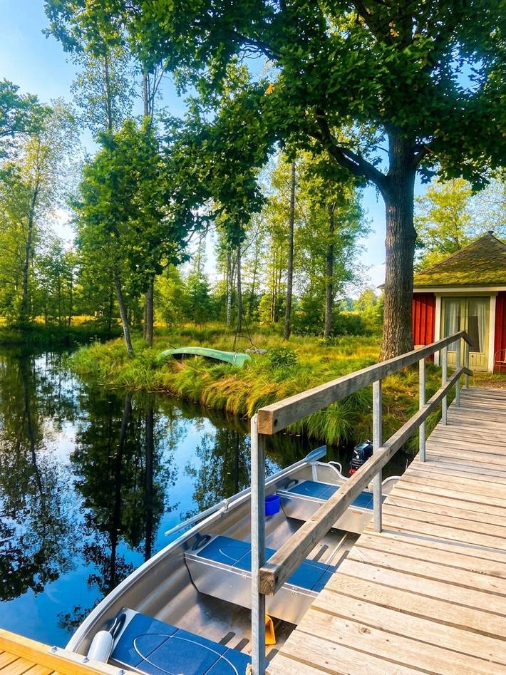 Ferienhaus für 8 Personen, mit Terrasse und Garten sowie Sauna in Smaland