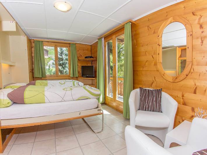 Ferienwohnung für 2 Personen, mit Balkon und Garten sowie Ausblick, mit Haustier im Wallis - 4