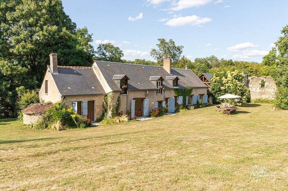 Relais de chasse et  les Ecuries pour 16 p  avec piscine chauffée in Pont-de-Ruan, Région de Tours