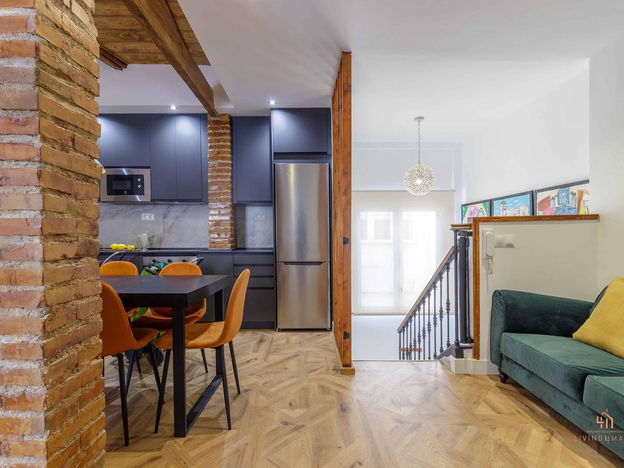Entire holiday apartment, Art & Light Attic Living4malaga in Málaga Central District, Malaga