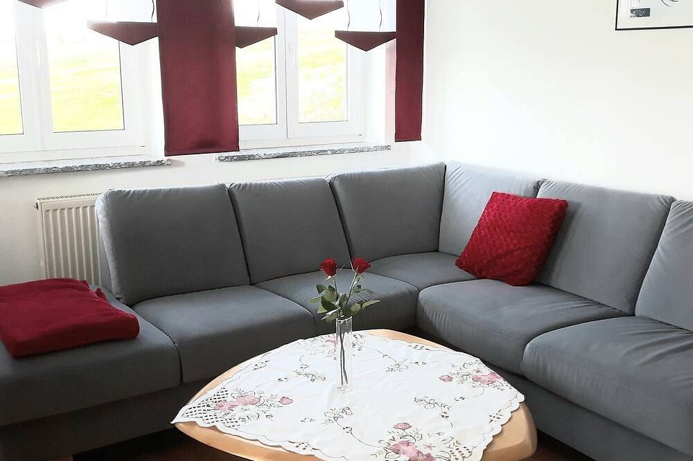 Ganze Wohnung, Feriwohnung mit Terrasse und Panoramablick direkt am Waldrand in Naila, Landkreis Hof