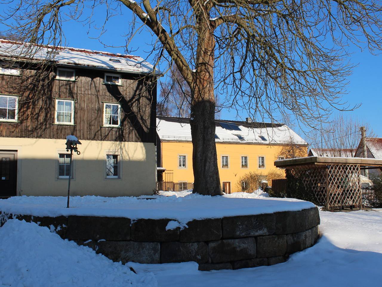 Ganze Wohnung, Wohnung in Weibig mit Garten in Weißig (Struppen), Struppen