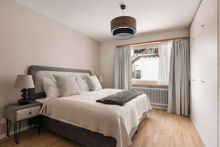 Ganze Wohnung, Zeitloser Alpenaufenthalt, Terrasse, Zentrum von Davos in Davos Platz 1, Davos