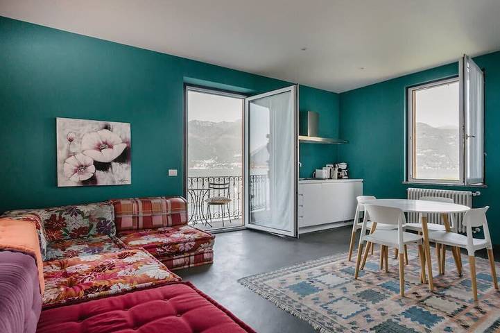 Ferienwohnung für 5 Personen, mit Garten und Balkon in Brezzo di Bedero