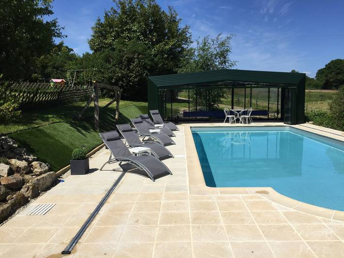 Gîte pour 6 personnes, avec piscine à Plumaudan - 4