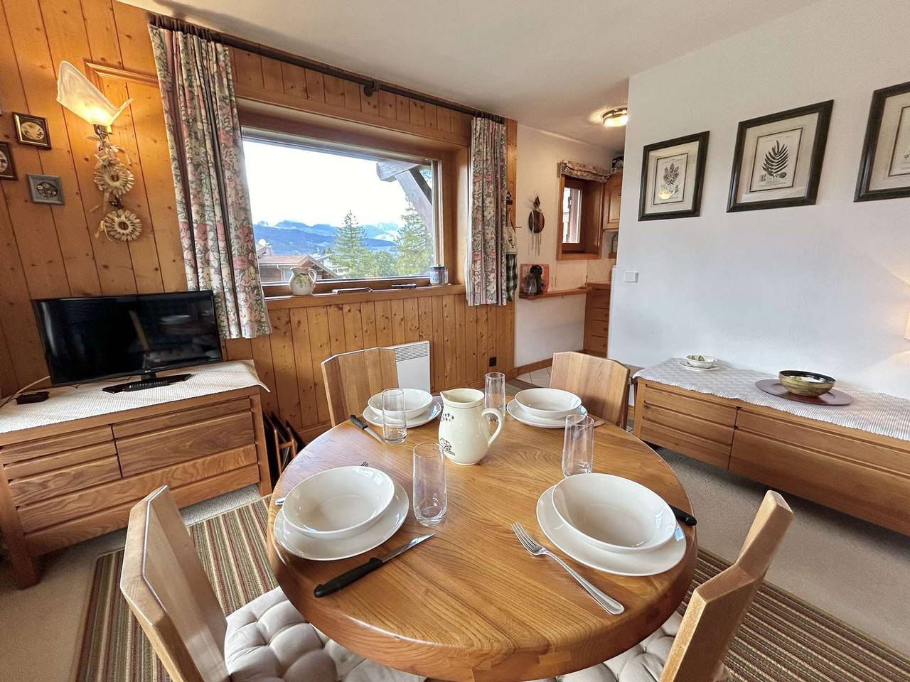 Appartement entier, Appartement 2 pièces avec balcon, Megève, 4 couchages in Megève, Pays du Mont-Blanc