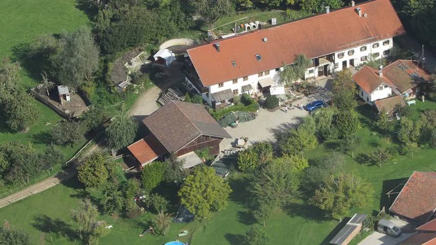 Ferienwohnung für 4 Personen, mit Garten am Simssee