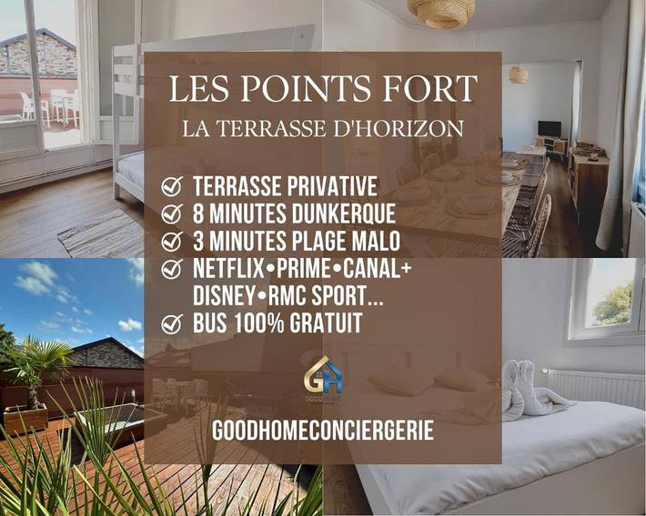 Gîte pour 6 personnes, avec terrasse à Dunkerque - 2