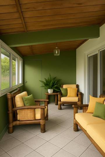 Maison d’hôte pour 2 personnes, avec jardin ainsi que terrasse et vue dans DOM-TOM