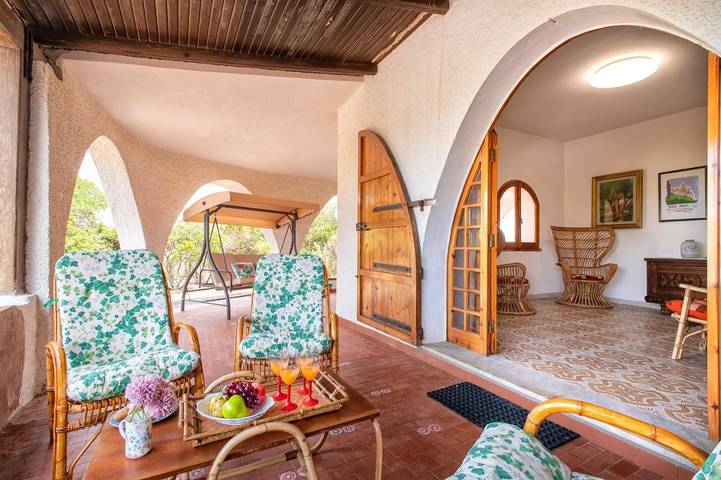 Ferienhaus für 6 Personen, mit Ausblick und Garten, mit Haustier