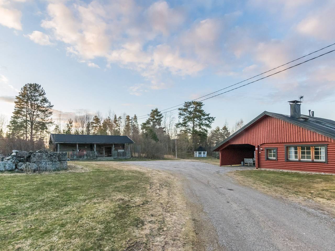 Villa kettu in Laukaa, Westfinnland