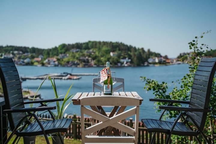 Feriehus for 4 personer, med utsikt og balkong i Kristiansand 