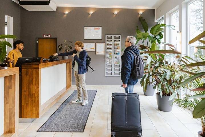 Hostel dla 2 osób, z ogród i widok w Augsburg