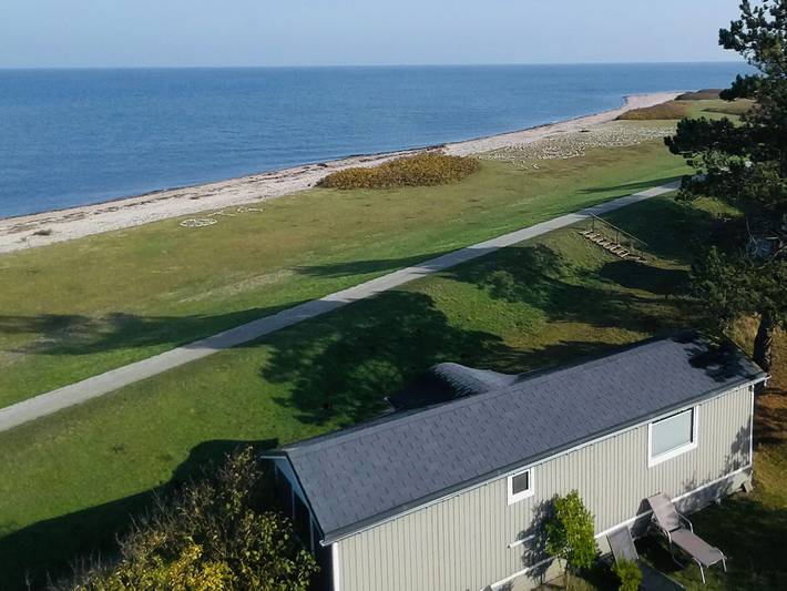 Ferienhaus mit meerblick für 4 Personen, mit Terrasse und Garten