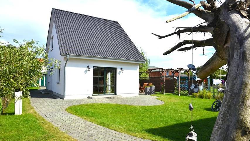Ferienhaus für 4 Personen, mit Garten, mit Haustier