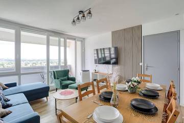 Gîte pour 10 personnes, avec balcon à Sevran