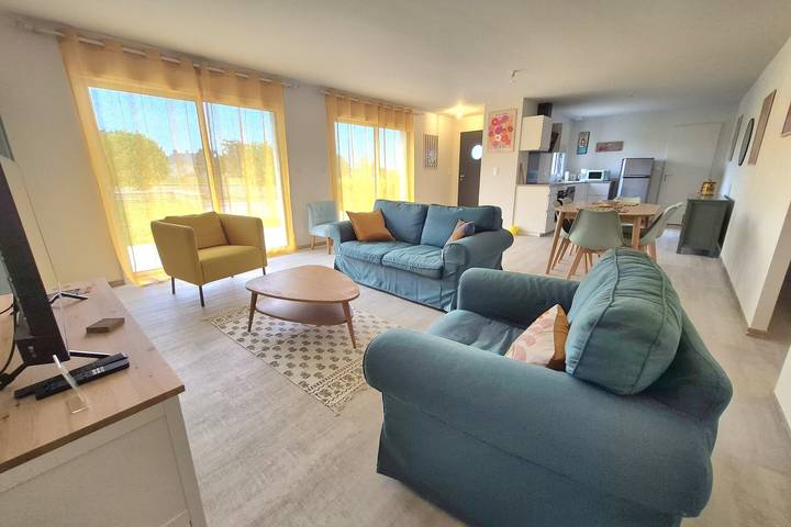 Maison de vacances pour 6 personnes, avec Terrasse et Jardin