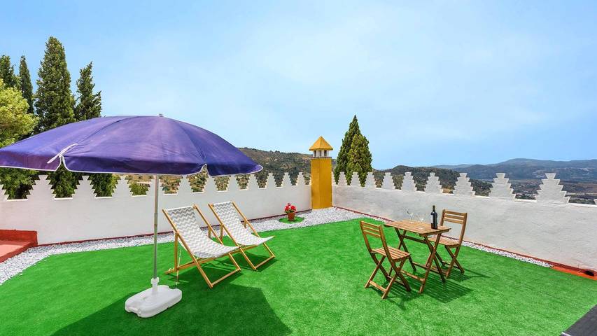 Ferienhaus für 2 Personen, mit Balkon/Terrasse