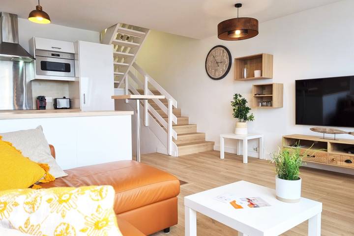 Ganze Wohnung, Ferienwohnung für 6 Personen mit Balkon in Deauville, Lisieux und Umgebung