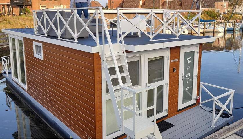 Boot voor 4 personen, with uitzicht op het meer and balkon as well as uitzicht in Monnickendam