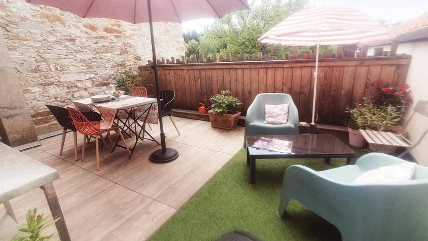 Gîte pour 5 personnes, avec balcon dans Office De Tourisme De La Plaine Sur Mer