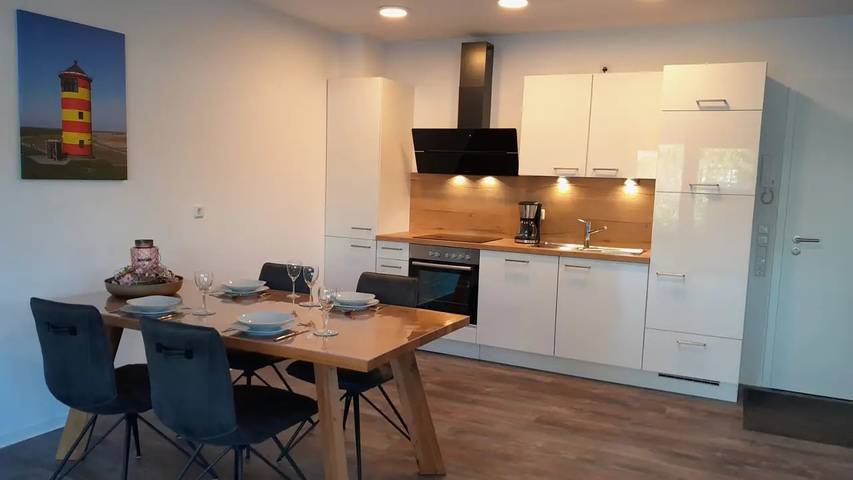 Ferienwohnung für 4 Personen, mit Balkon und Terrasse in Pilsum - 3