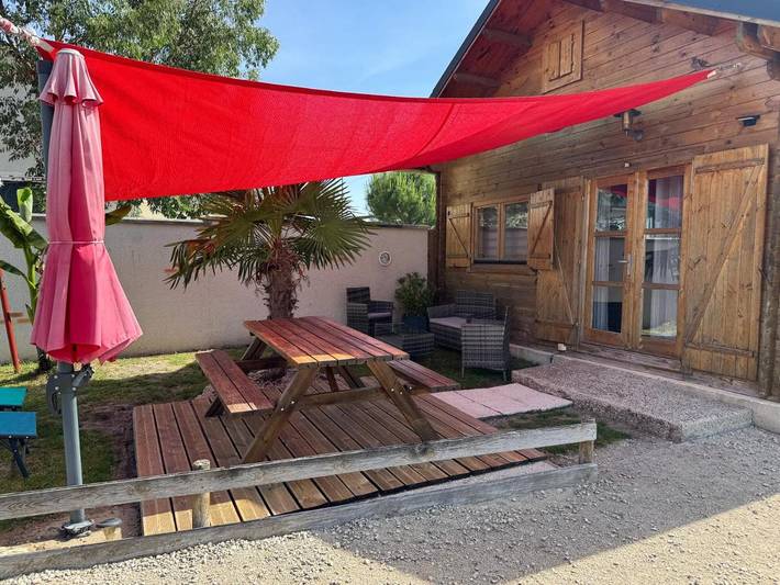 Chalet pour 4 personnes, avec vue et jardin, animaux acceptés
