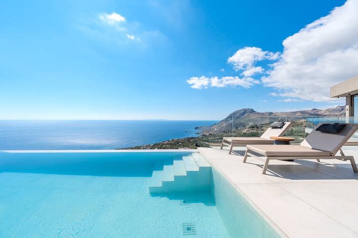 Villa für 10 Personen, mit Garten und Pool sowie Meerblick - 1