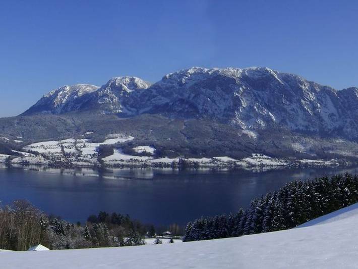 Ferienwohnung für 4 Personen, mit Balkon und Terrasse sowie Garten und Pool in Oberösterreich