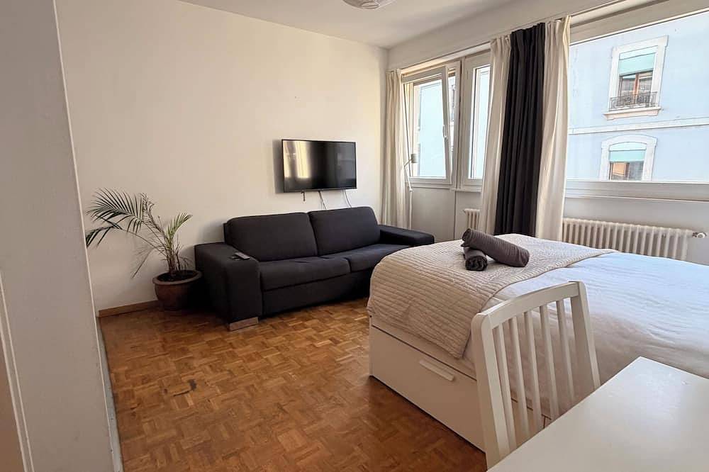 Appartamento intero, Central Geneva Studio with free Travel Pass in Pâquis, Ginevra